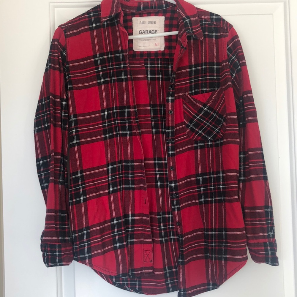 Red flannel button up